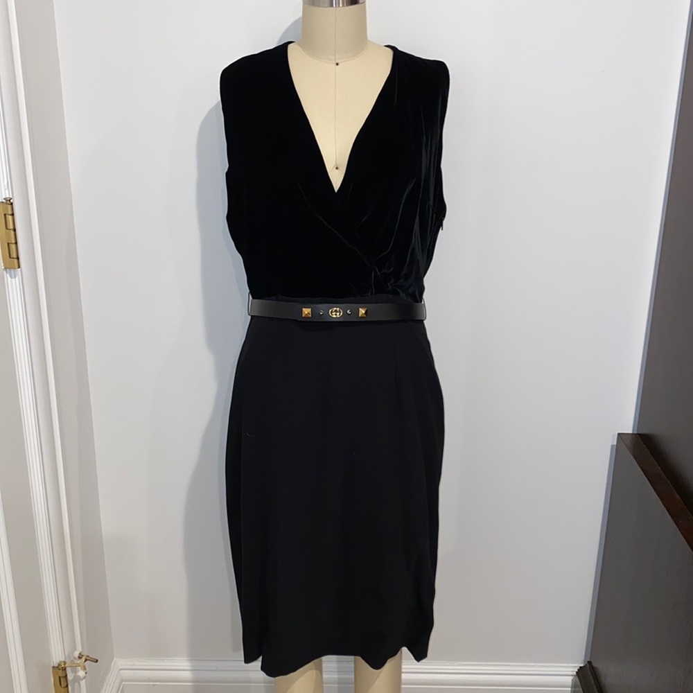 NEW Gucci Black Velvet Dress